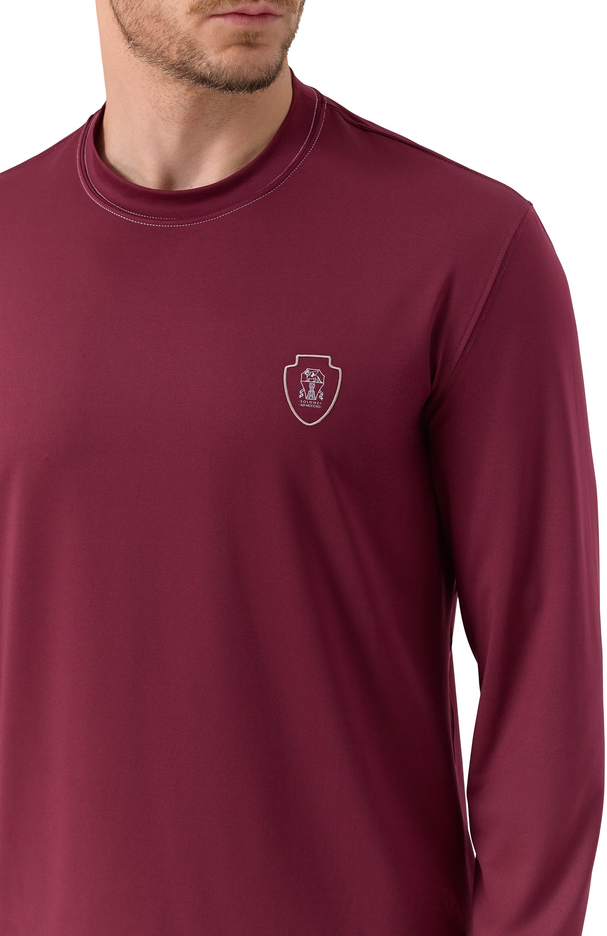 Лонгслив BRUNELLO CUCINELLI, арт. MW8571885T, фото 5