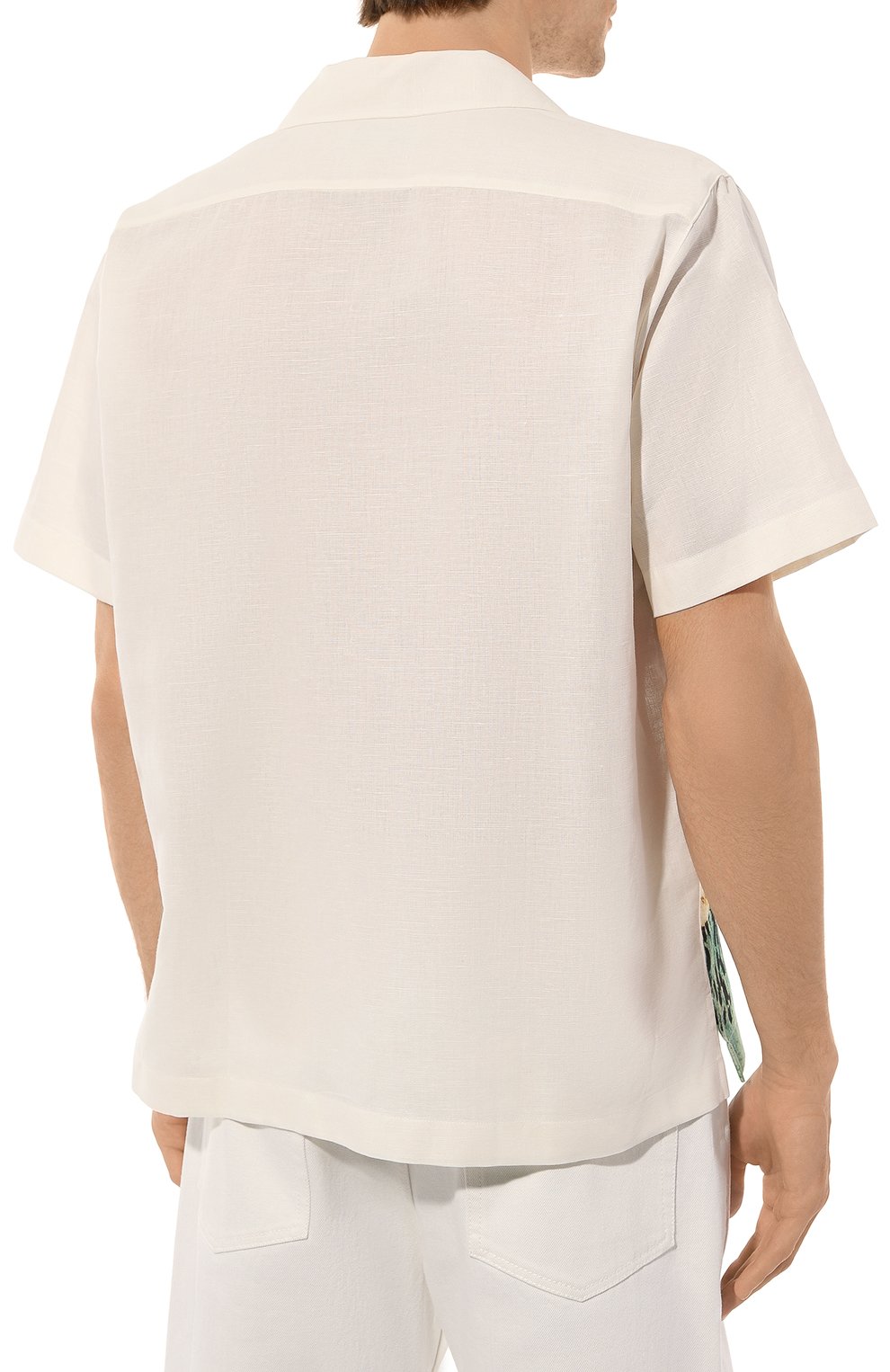 Рубашка изо льна и хлопка CARNE BOLLENTE, арт. SS24SSS0101, фото 4