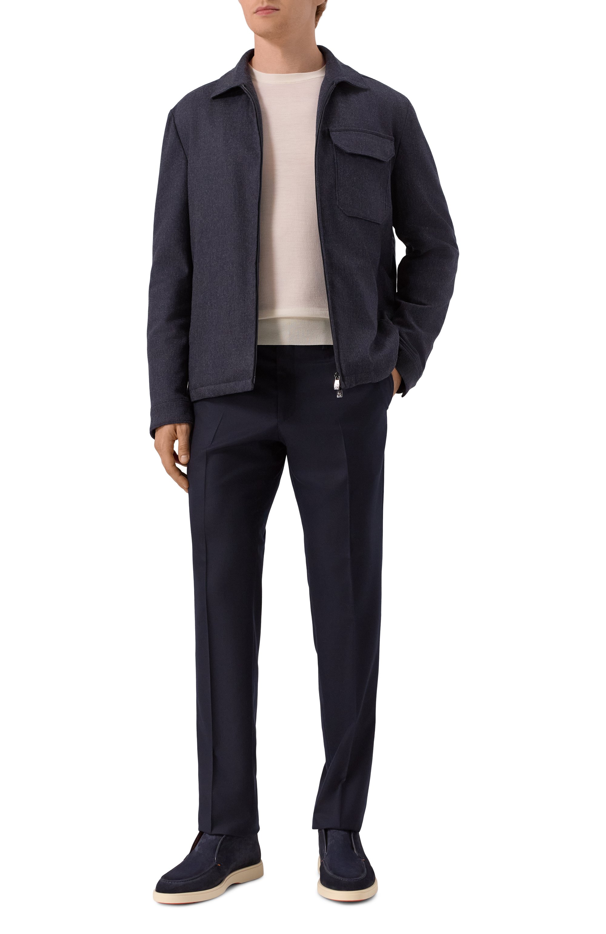 Замшевые ботинки detroit SANTONI, арт. MGDG17823TICBGEX, фото 2