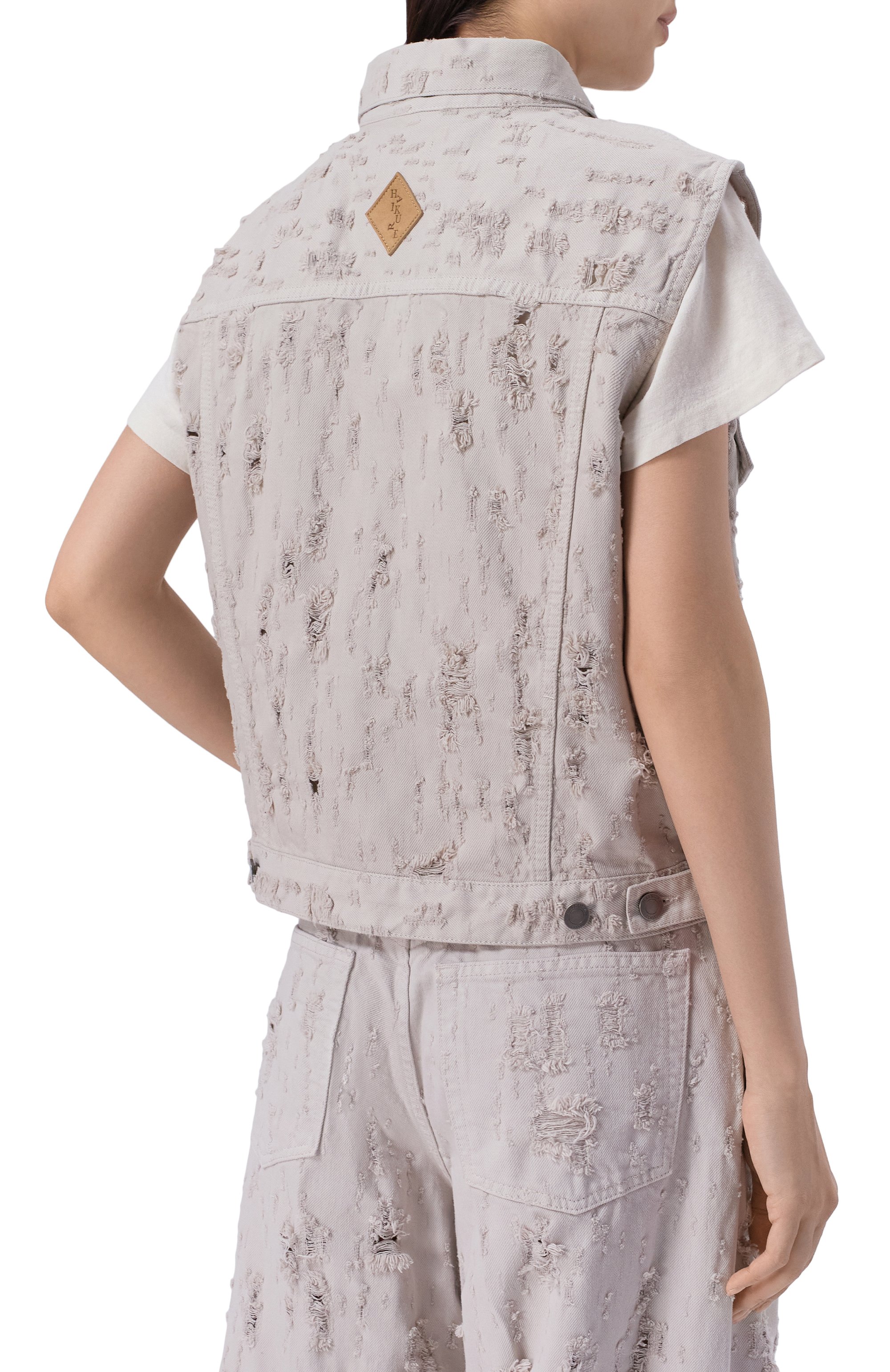 Джинсовый жилет ryder HAIKURE, арт. HEW09127GF180PXD/RYDER BULL DESTR0Y, фото 4