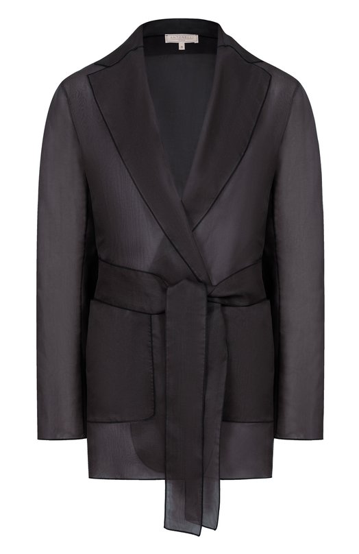 Шелковый жакет Antonelli Firenze L3887Q/256 Чёрный L3887Q/256