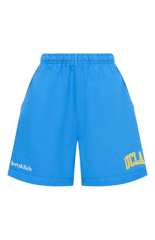 Хлопковые шорты Sporty & Rich x UCLA Sporty and Rich SH039615637BL116 Голубой SH039615637BL116