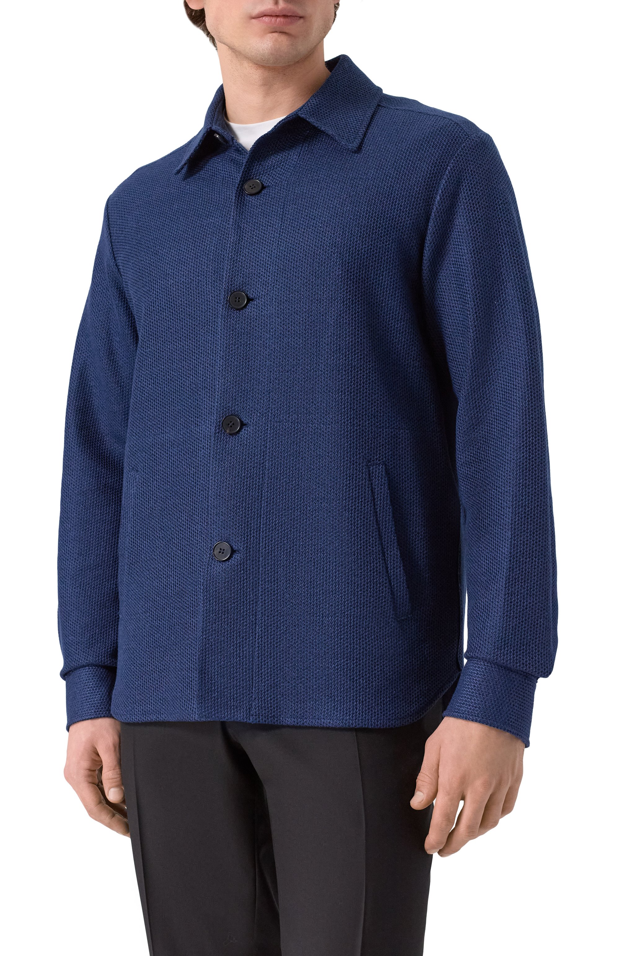 Куртка-рубашка изо льна и хлопка HARRIS WHARF LONDON, арт. CH9320PDZ-T/DZT, фото 3