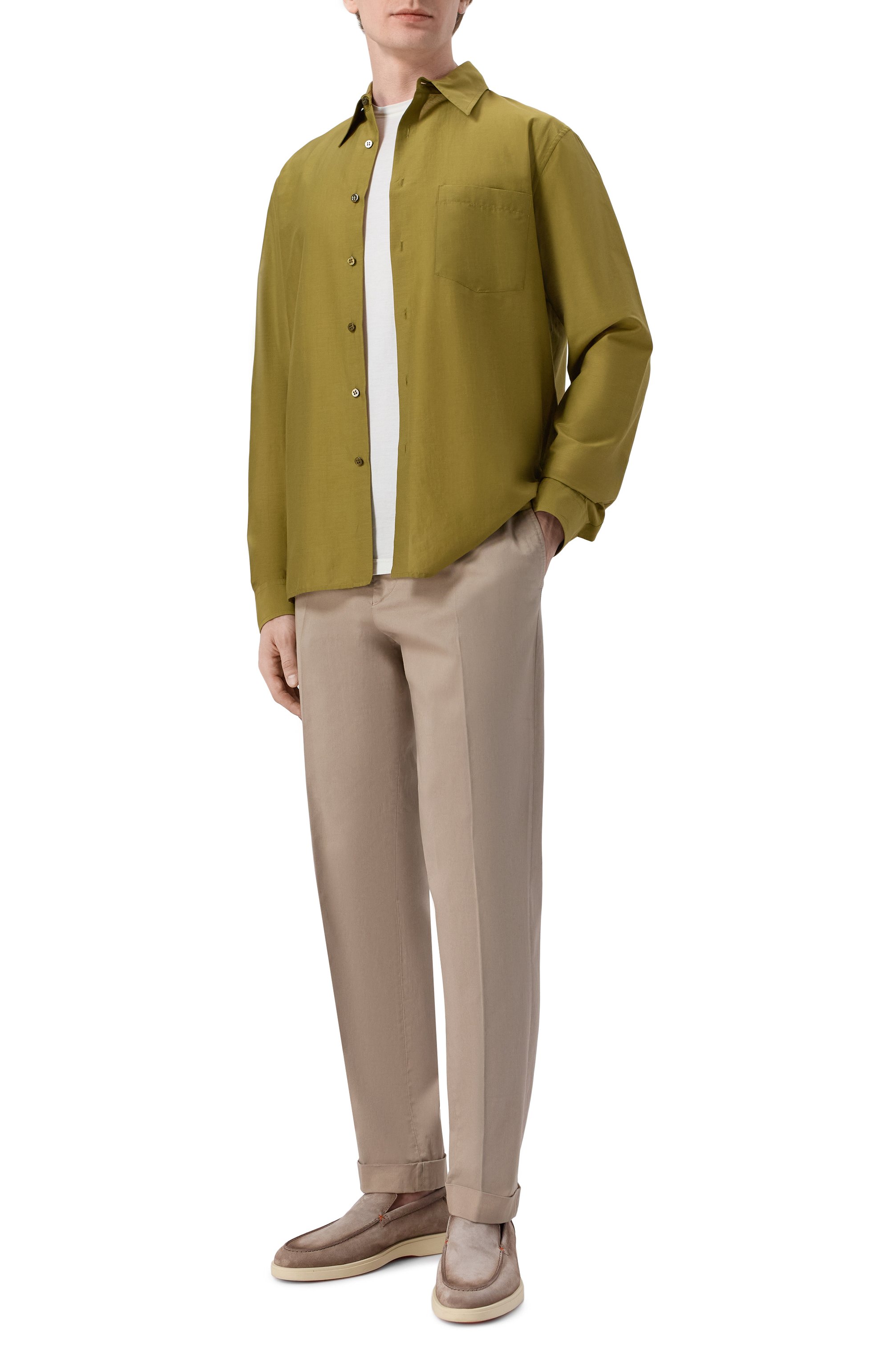 Рубашка из хлопка и шелка MVST, арт. M26.2PM.B010/F129, фото 2