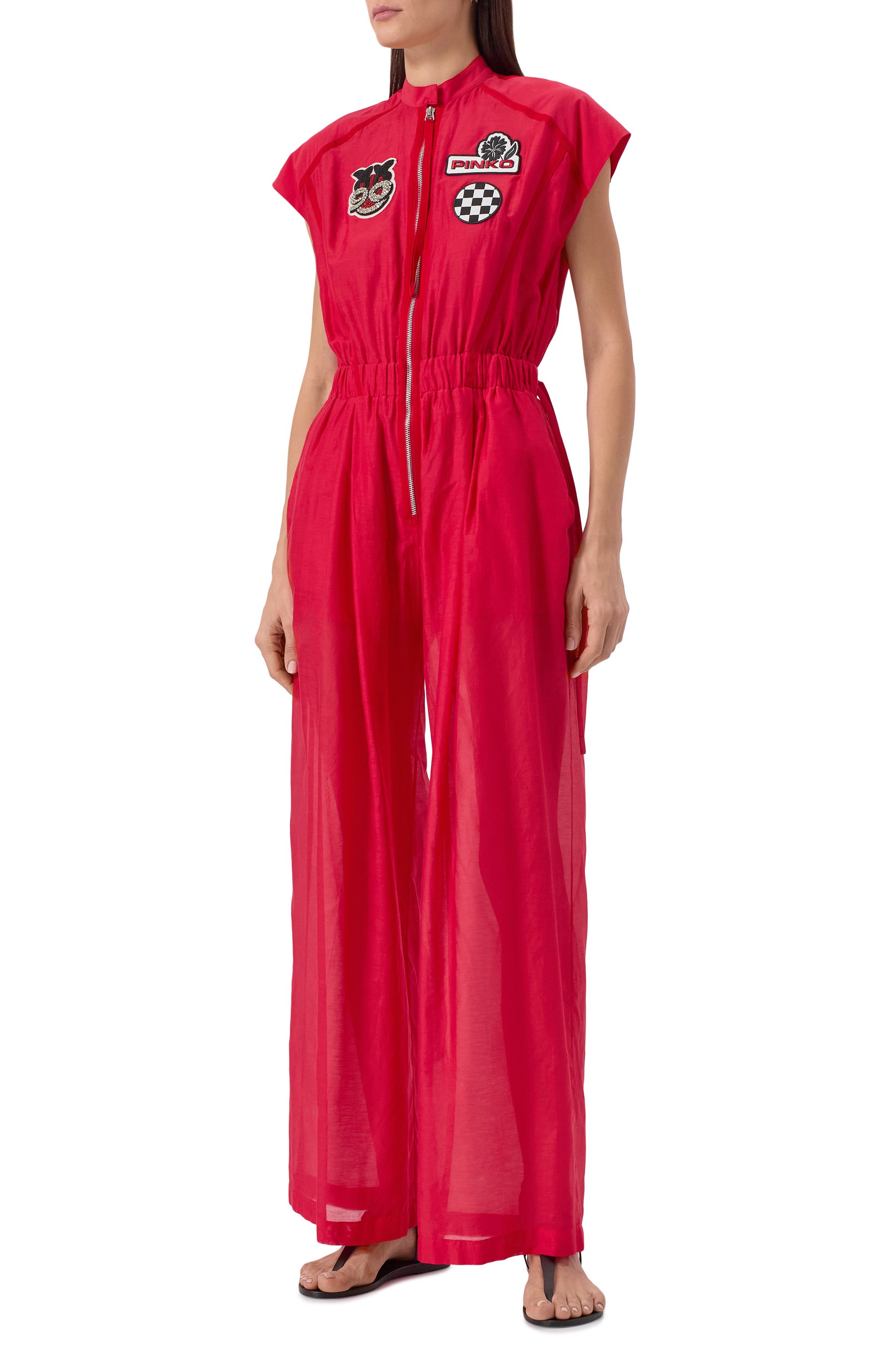 Комбинезон из хлопка и шелка PINKO, арт. 105239/A2M7, фото 3