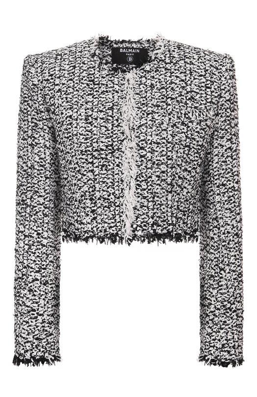 Жакет Balmain FF0SD227/XL35 Чёрно-белый FF0SD227/XL35
