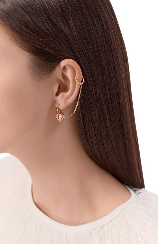 Серьги Idyllia Swarovski 5737294 Золотой  5737294 Фото 2