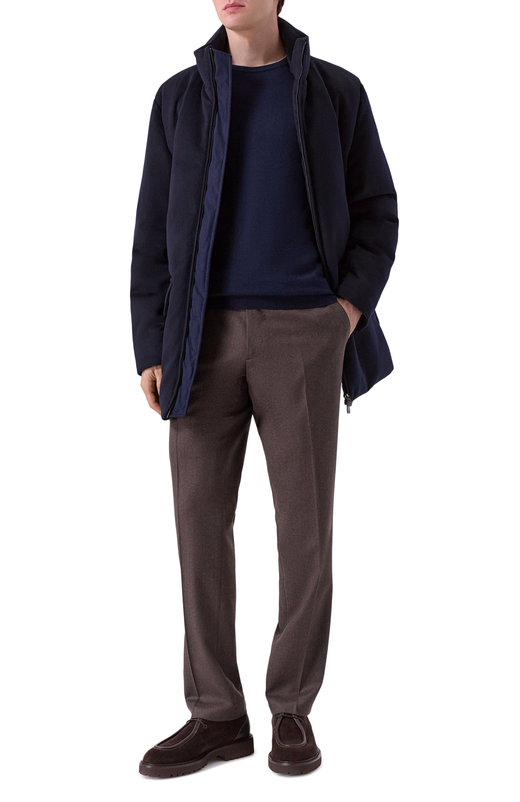 Шерстяные брюки ANDREA CAMPAGNA, арт. SC/1 ALC/FA1386X, фото 2