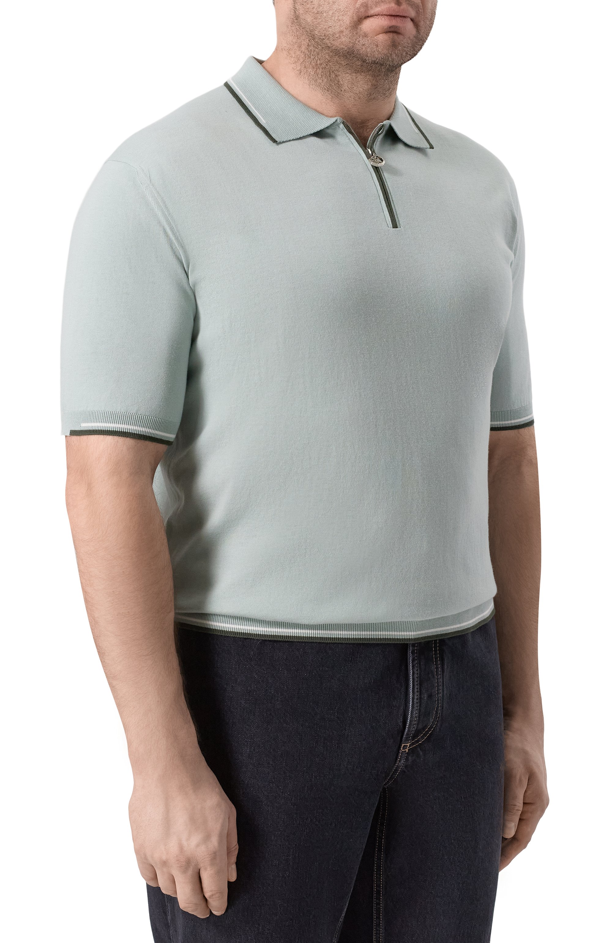 Хлопковое поло STEFANO RICCI, арт. K313051P31/F26146, фото 3