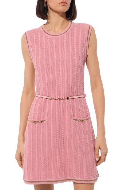 Платье из шерсти и хлопка GUCCI, арт. 658350 XKBVO, фото 3