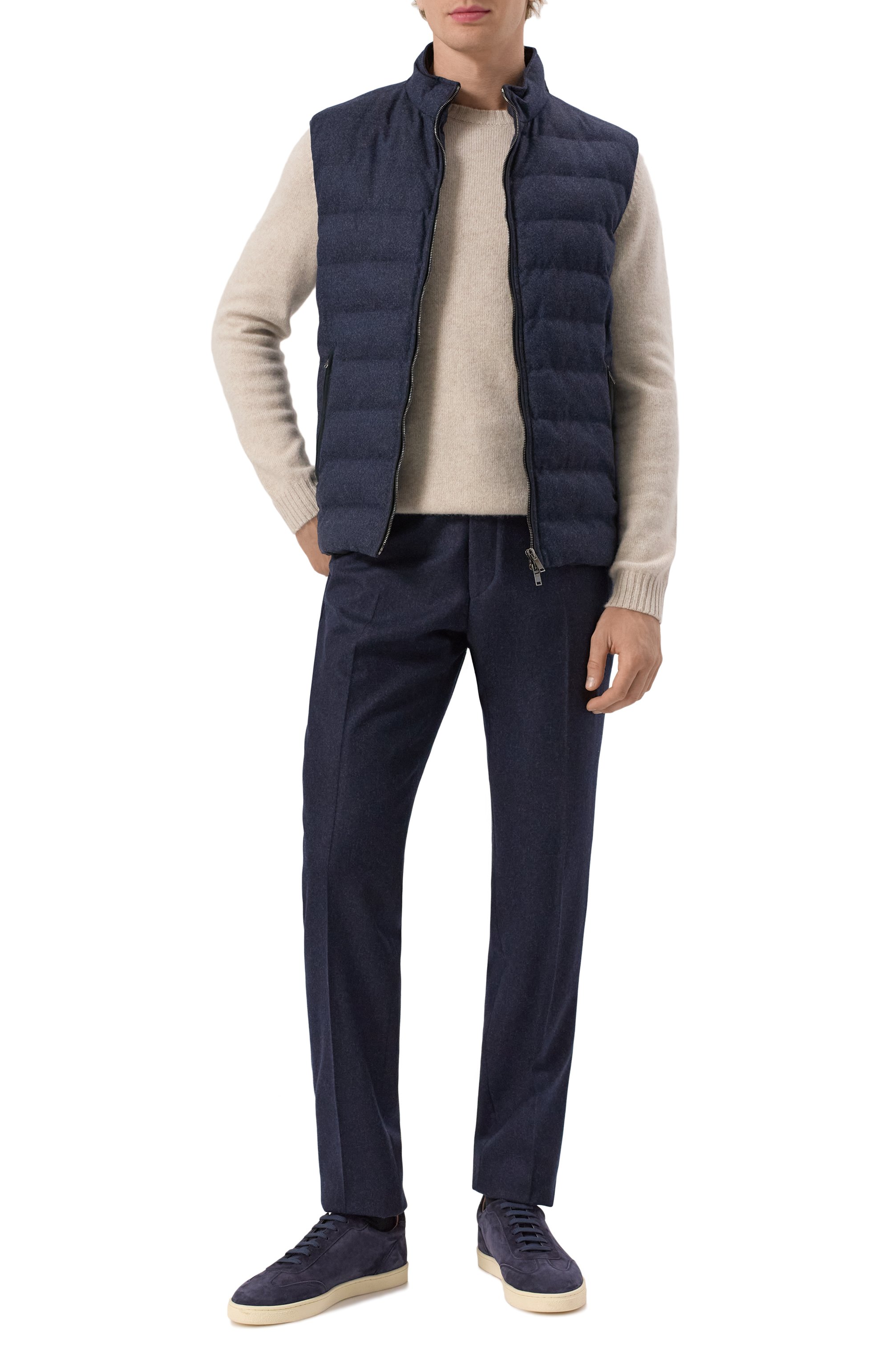 Замшевые кеды hybrid BRUNELLO CUCINELLI, арт. MZUSIB2252, фото 2