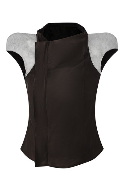 Женский кожаный жакет RICK OWENS, арт. RP20S1706/C0MB01
