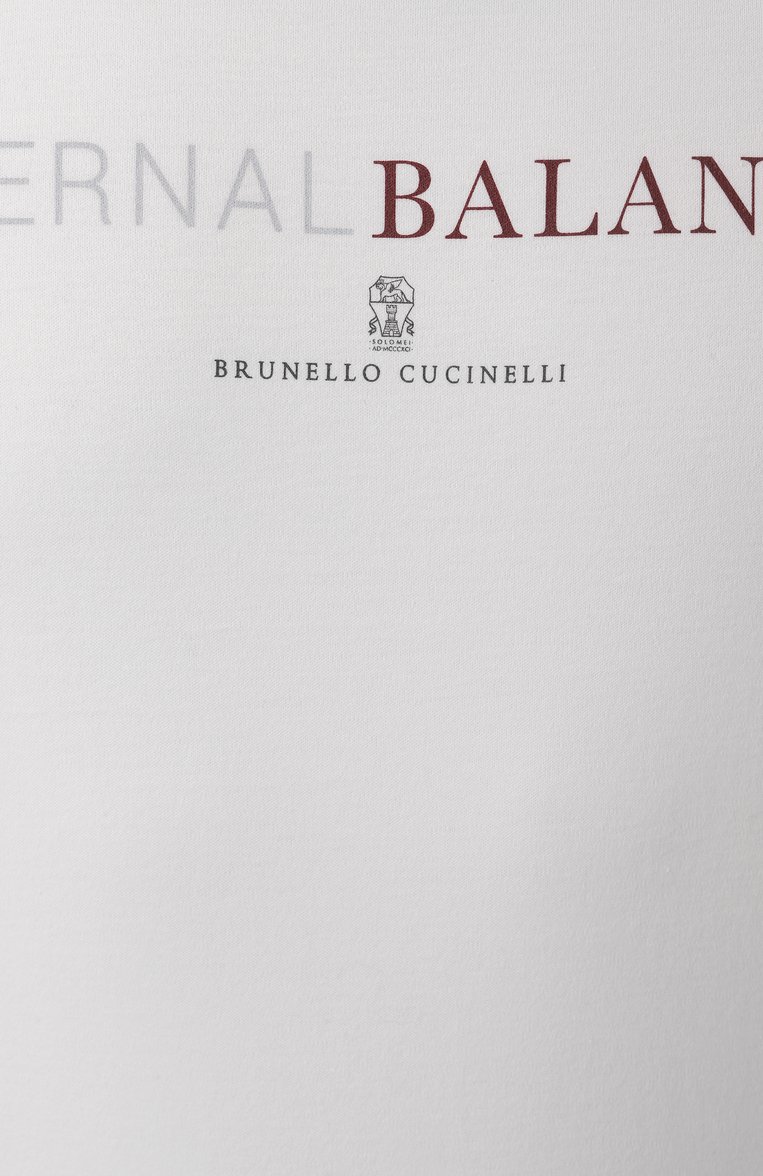 Хлопковая футболка BRUNELLO CUCINELLI, арт. M0B138433, фото 1