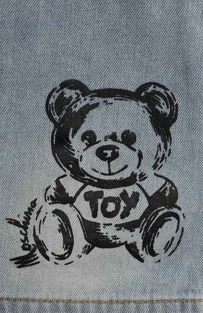 Джинсовая юбка-шорты MOSCHINO, арт. HDQ017/L0E25/4-8, фото 3