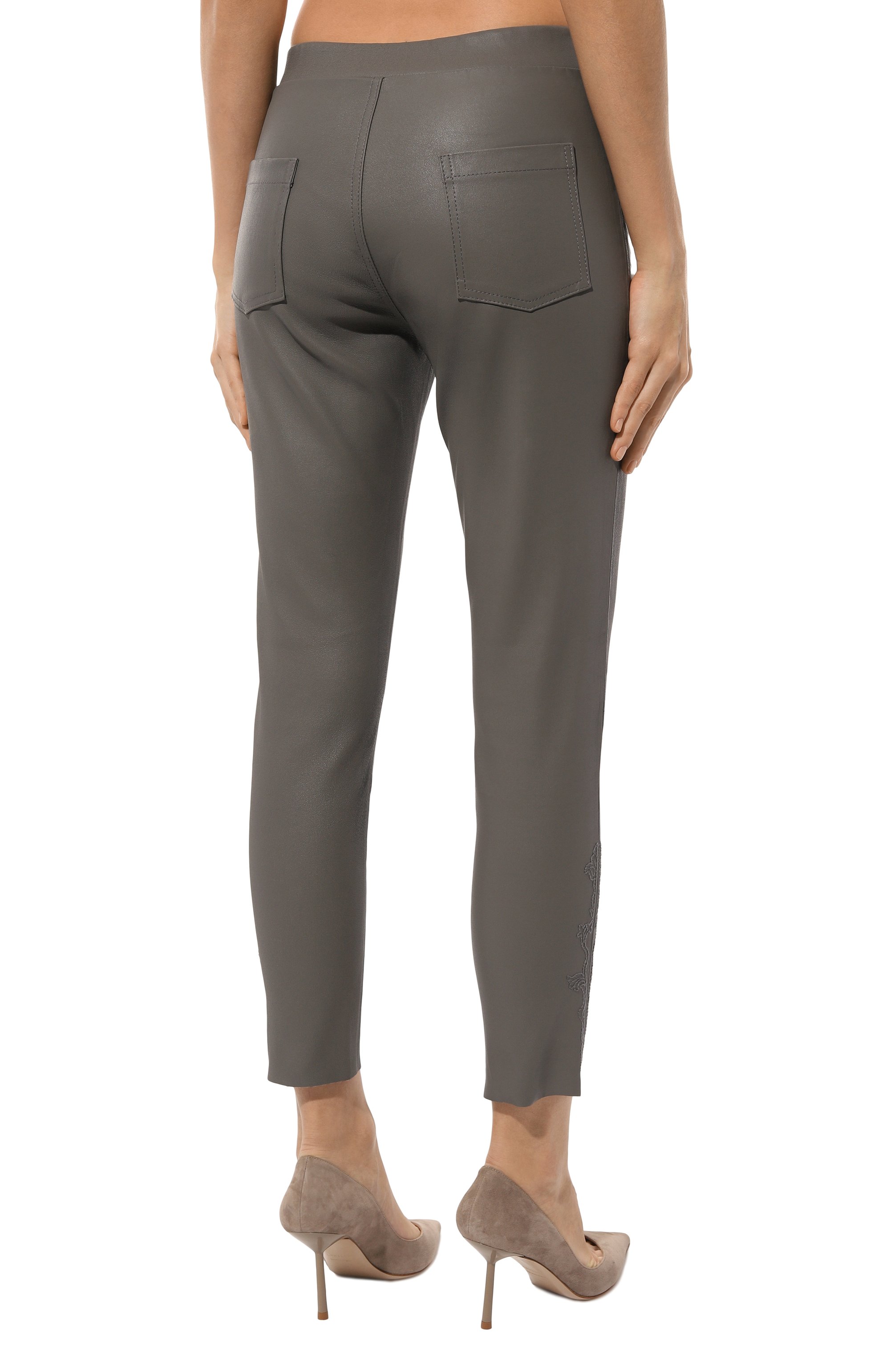 Кожаные брюки AKHMADULLINA, арт. 1225.3B934/LE701, фото 4