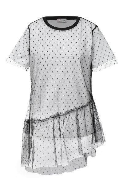 Женская хлопковая футболка REDVALENTINO, арт. UR3MG07A/5CK