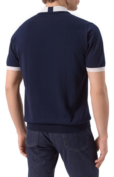 Хлопковое поло KITON, арт. UMK0571V111A, фото 4