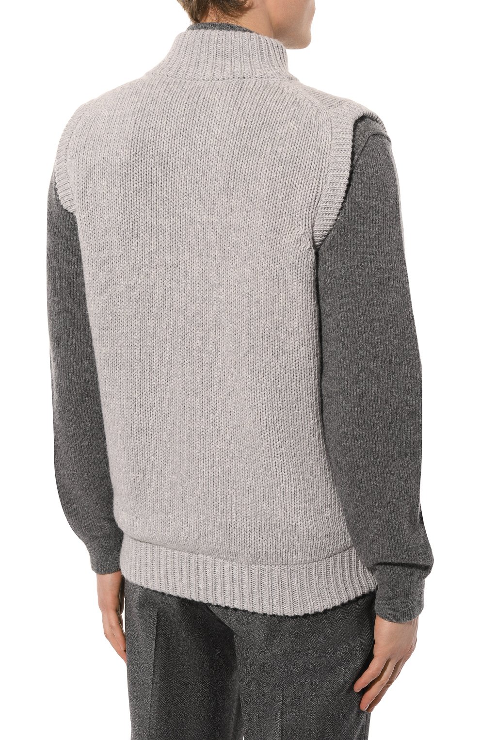 Жилет из шерсти и кашемира CORNELIANI, арт. 94M576-9425173, фото 4