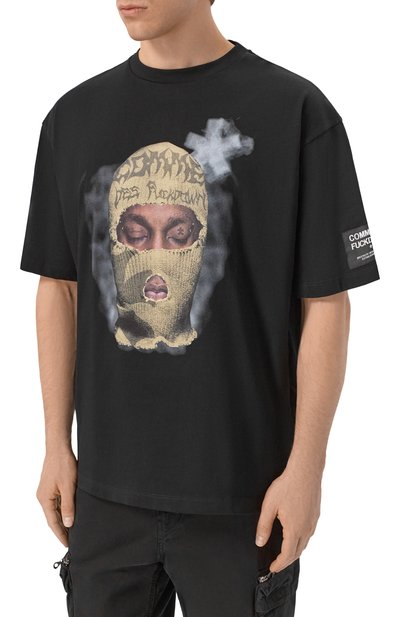 Хлопковая футболка COMME DES FUCKDOWN, арт. CFABM01975, фото 3