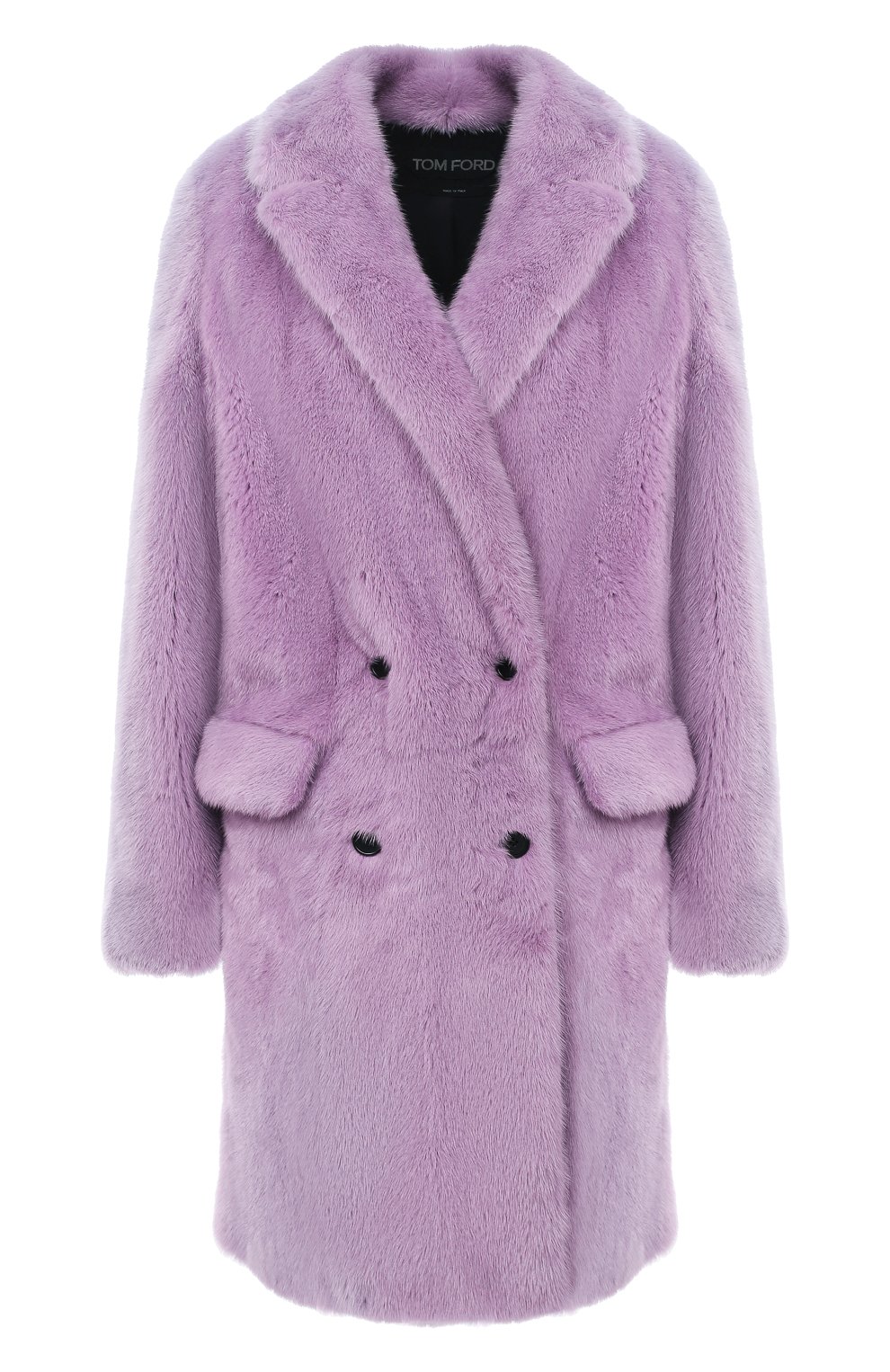 Шуба прямого кроя из меха норки TOM FORD лилового цвета по цене 1720000 руб., арт. CPF629-FUX042, фото 1 Шуба прямого кроя из меха норки TOM FORD, арт. CPF629-FUX042, фото 1
