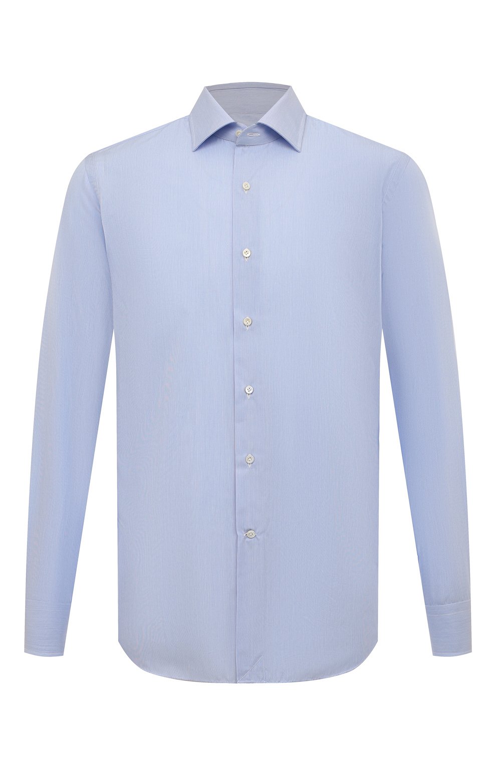 Хлопковая сорочка ALESSANDRO GHERARDI голубого цвета по цене 21700 руб., арт. BP1-2G-7T/W015, фото 1 Хлопковая сорочка ALESSANDRO GHERARDI, арт. BP1-2G-7T/W015, фото 1