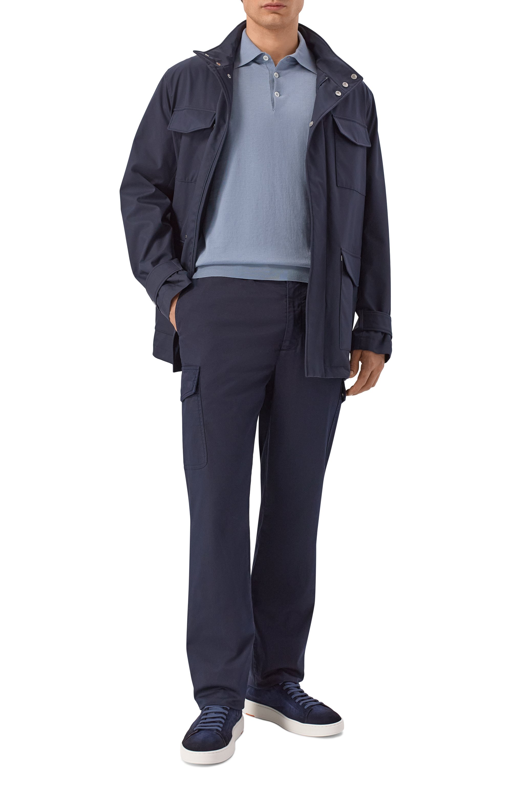 Хлопковое поло BRUNELLO CUCINELLI, арт. M29800125, фото 2