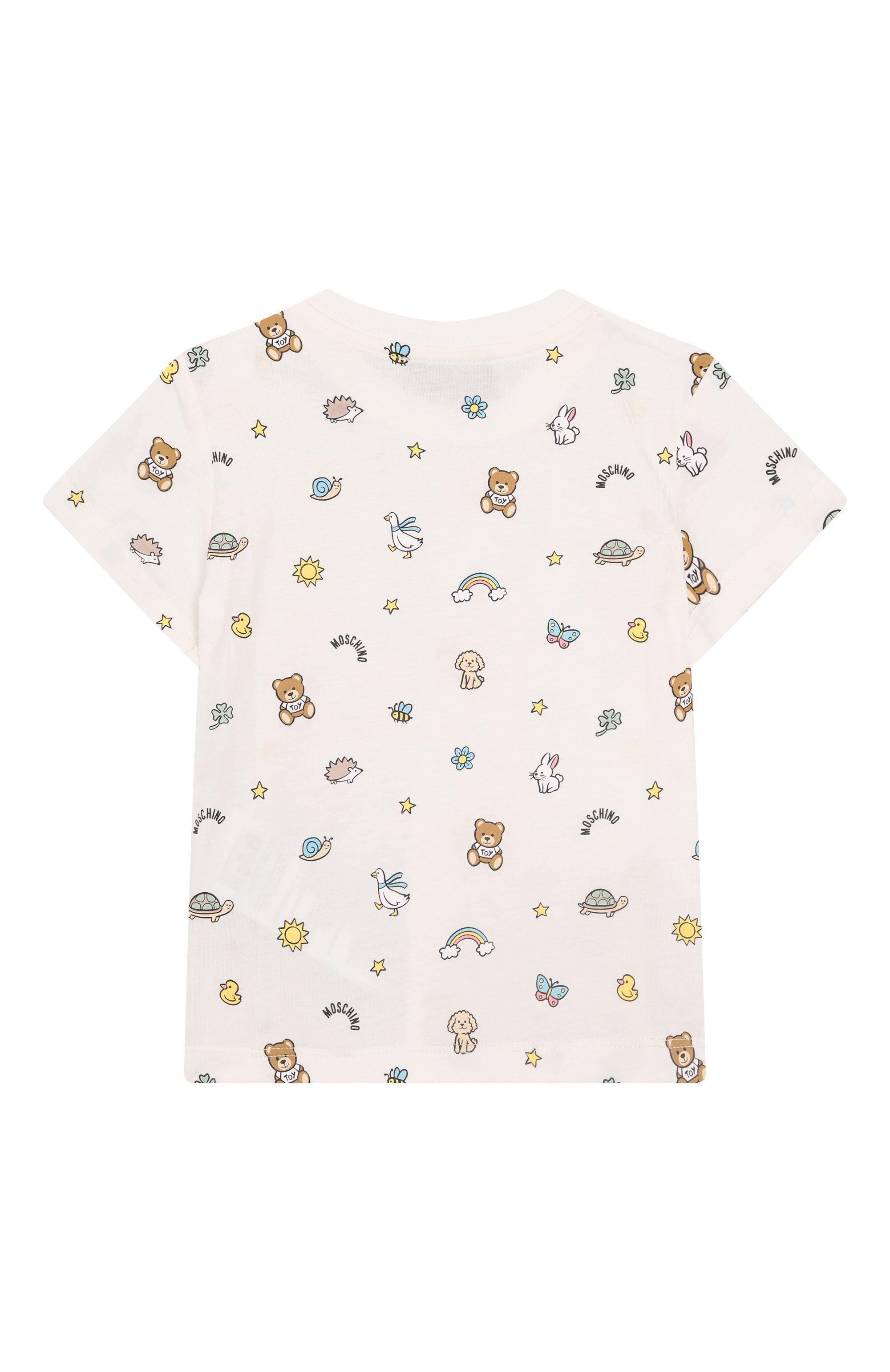 Хлопковая футболка MOSCHINO, арт. MUM04H/LABA6, фото 2