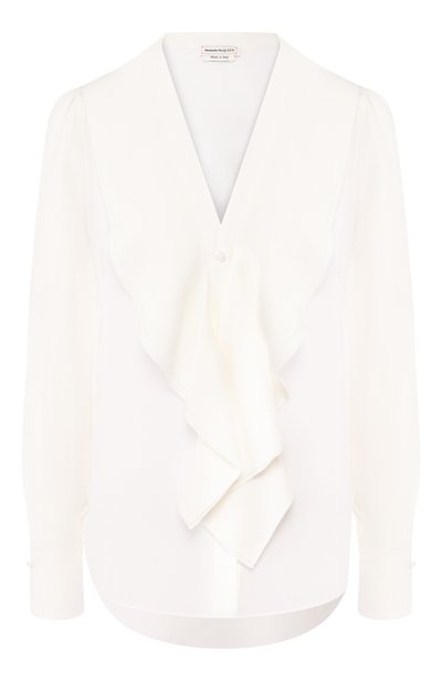 Шелковая блузка ALEXANDER MCQUEEN, арт. 606021/QBAAF, фото 1