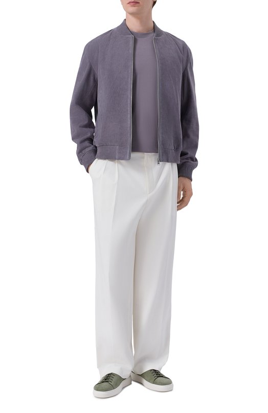 Хлопковая футболка BOSS 50501097 Фиолетовый  50501097 Фото 2