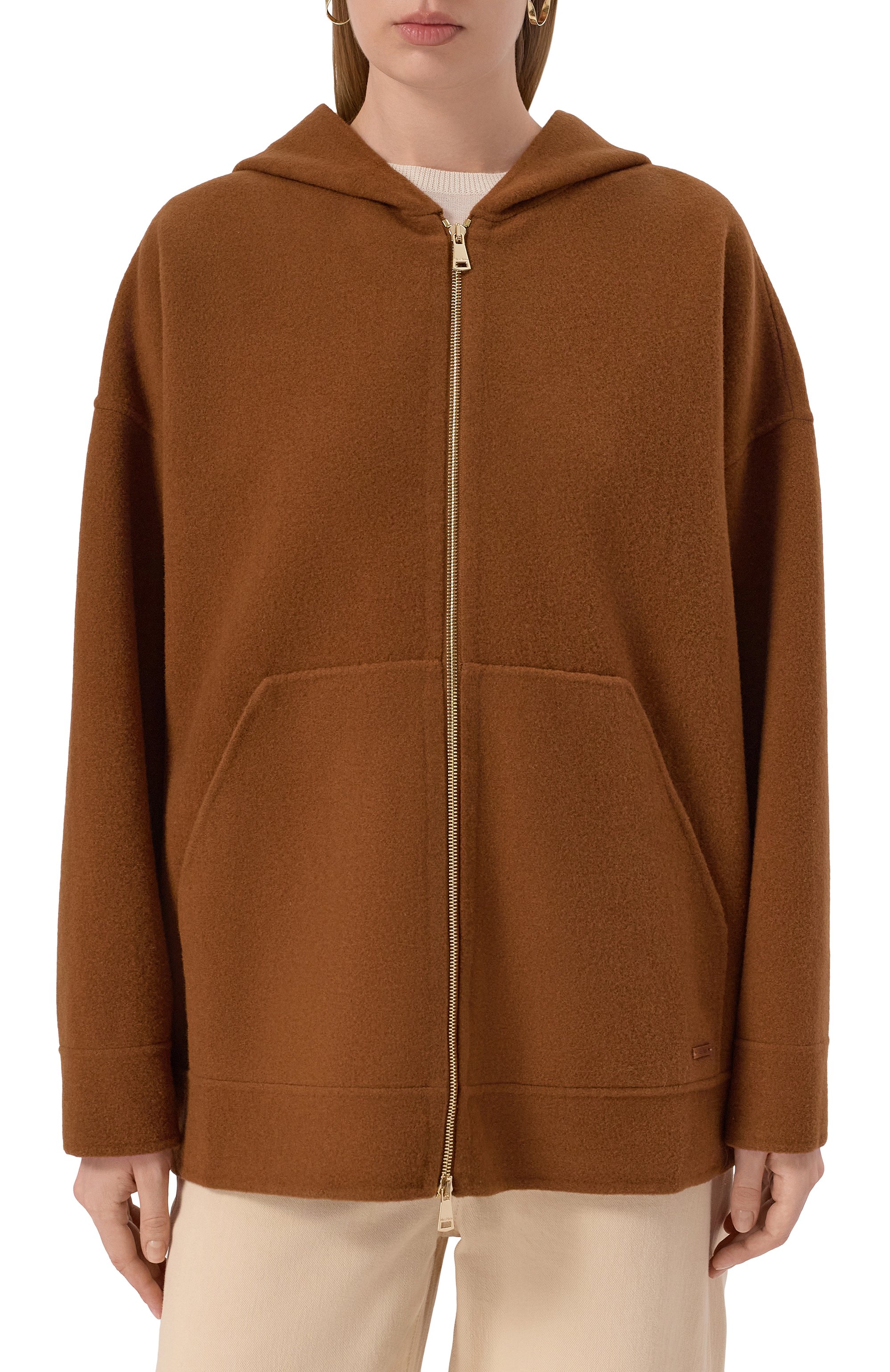 Полупальто из шерсти и кашемира MAX MARA, арт. ETUANIA, фото 3