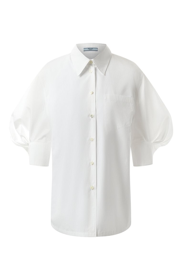 Шелковая блузка PRADA, арт. P432F-1UCX-F0009, фото 1