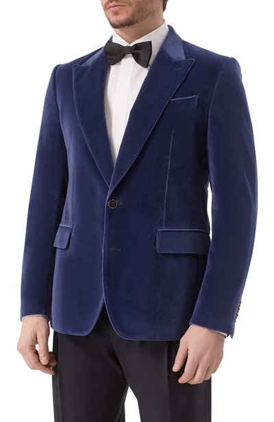 Бархатный пиджак DOLCE & GABBANA, арт. G2TV4T/FUVG7, фото 4