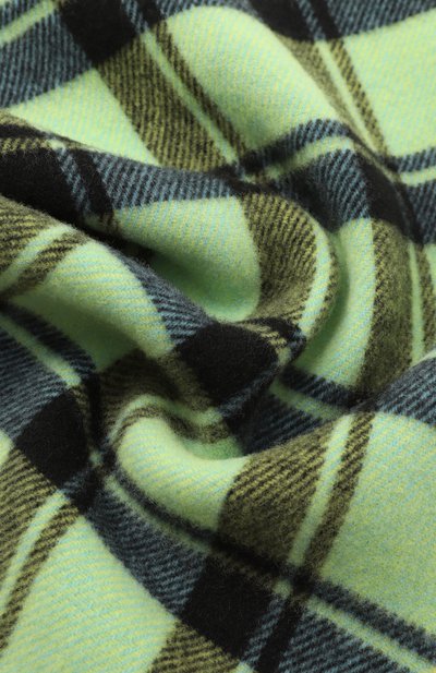 Шерстяной шарф GANNI зеленого цвета по цене 25050 руб., арт. A6935, фото 3 Шерстяной шарф GANNI, арт. A6935, фото 3