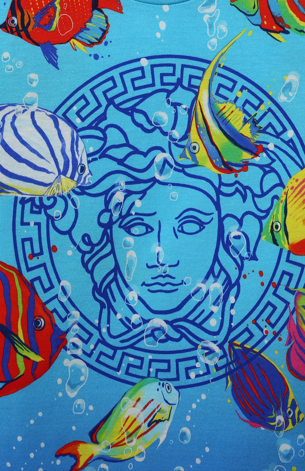 Хлопковая футболка VERSACE, арт. 1000129/1A02111/8A-14A, фото 3