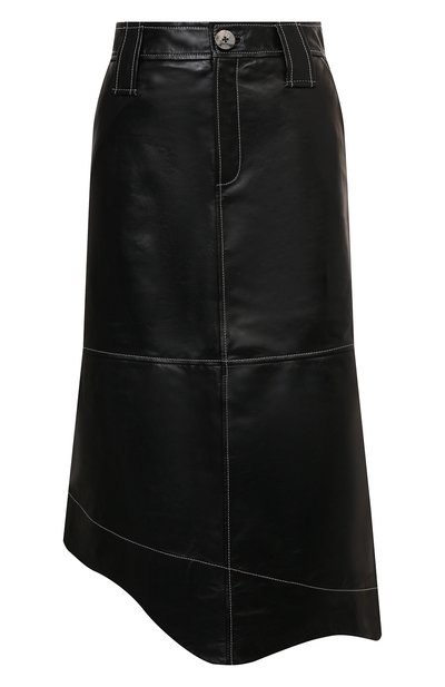 Женская кожаная юбка GANNI, арт. F5967