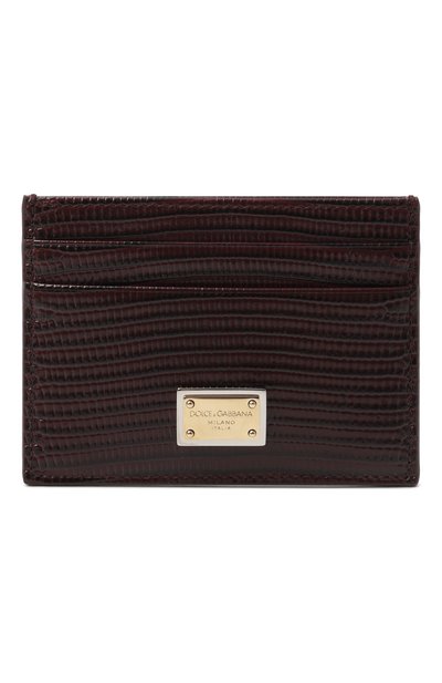 Женский кожаный футляр для кредитных карт DOLCE & GABBANA, арт. BI0330/A1095