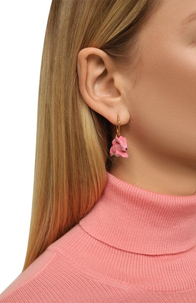 Серьги MARNI розового цвета по цене 45750 руб., арт. 0RMV0405A0 M2000, фото 2 Серьги MARNI, арт. 0RMV0405A0 M2000, фото 2