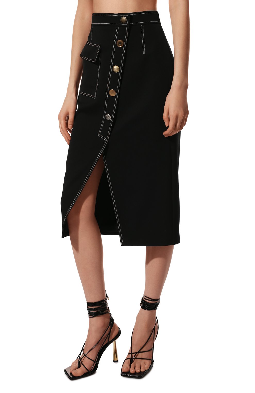 Шерстяная юбка ALEXANDER MCQUEEN, арт. 685464/QJACH, фото 3