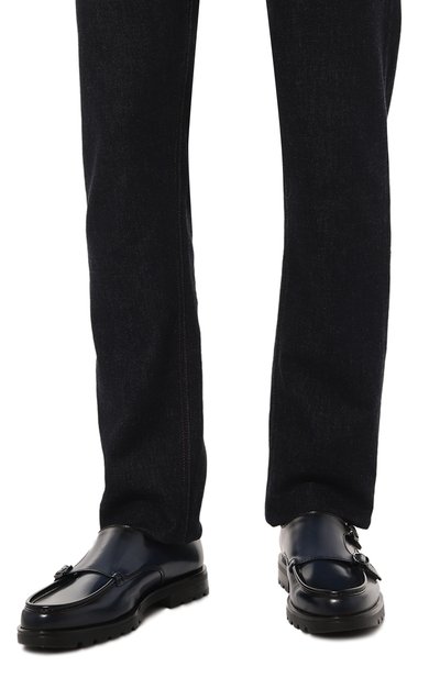 Кожаные монки detroit SANTONI, арт. MGDG18890NE0BNTG, фото 3