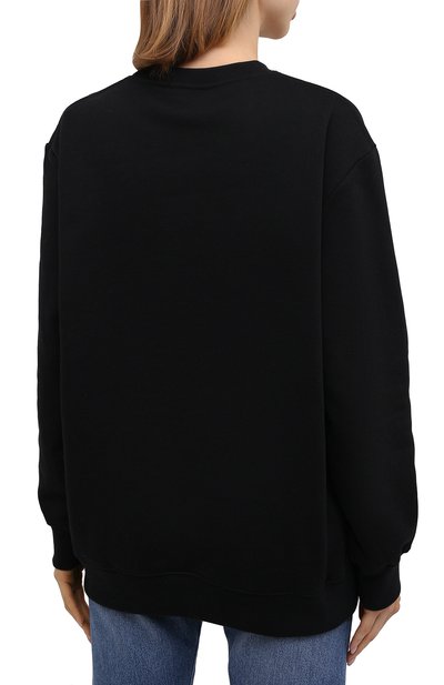 Хлопковый свитшот STELLA MCCARTNEY черного цвета по цене 49700 руб., арт. 601847/SMP83, фото 4 Хлопковый свитшот STELLA MCCARTNEY, арт. 601847/SMP83, фото 4