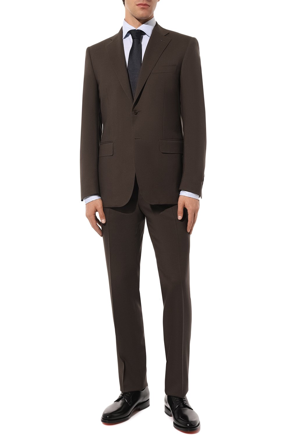 Кожаные дерби colin SANTONI черного цвета по цене 99500 руб., арт. MCCG17837PD5H0BR, фото 2 Кожаные дерби colin SANTONI, арт. MCCG17837PD5H0BR, фото 2