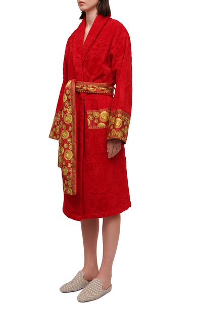 Хлопковый халат VERSACE, арт. ZACJ00008/ZC0SP132, фото 3