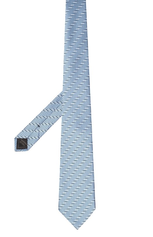 Шелковый галстук Brioni O62H00-PC440 Голубой  O62H00-PC440 Фото 3