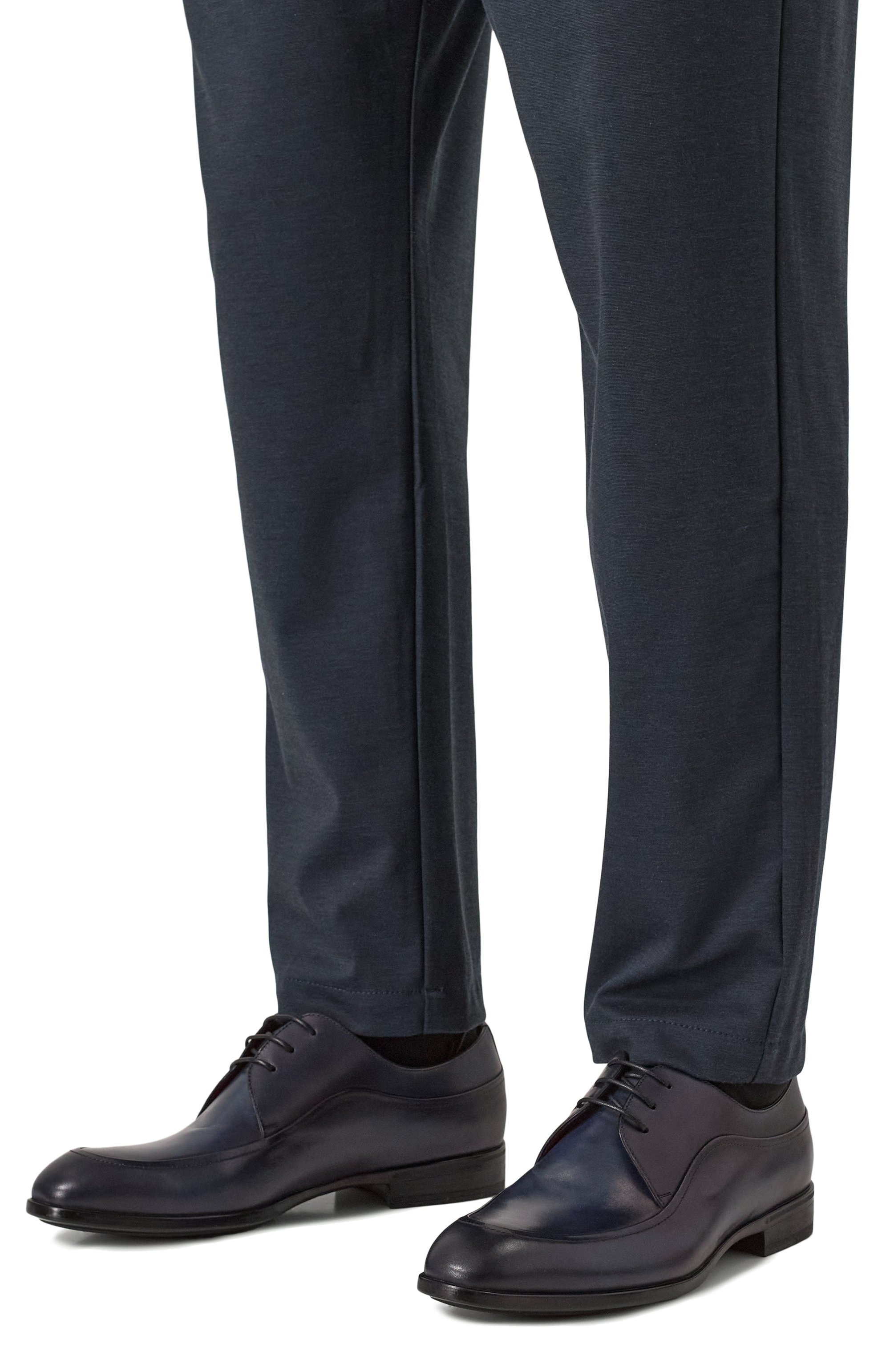 Кожаные дерби BARRETT темно-синего цвета по цене 52750 руб., арт. 242U019.1, фото 3 Кожаные дерби BARRETT, арт. 242U019.1, фото 3