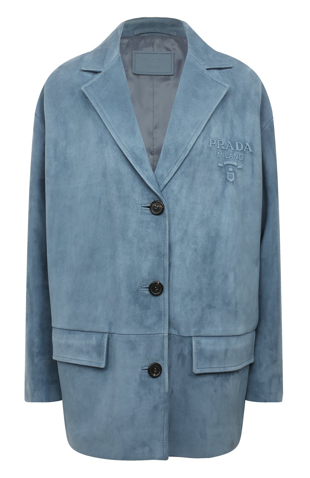 Замшевый жакет PRADA, арт. 55802-1FEK-F0637, фото 1