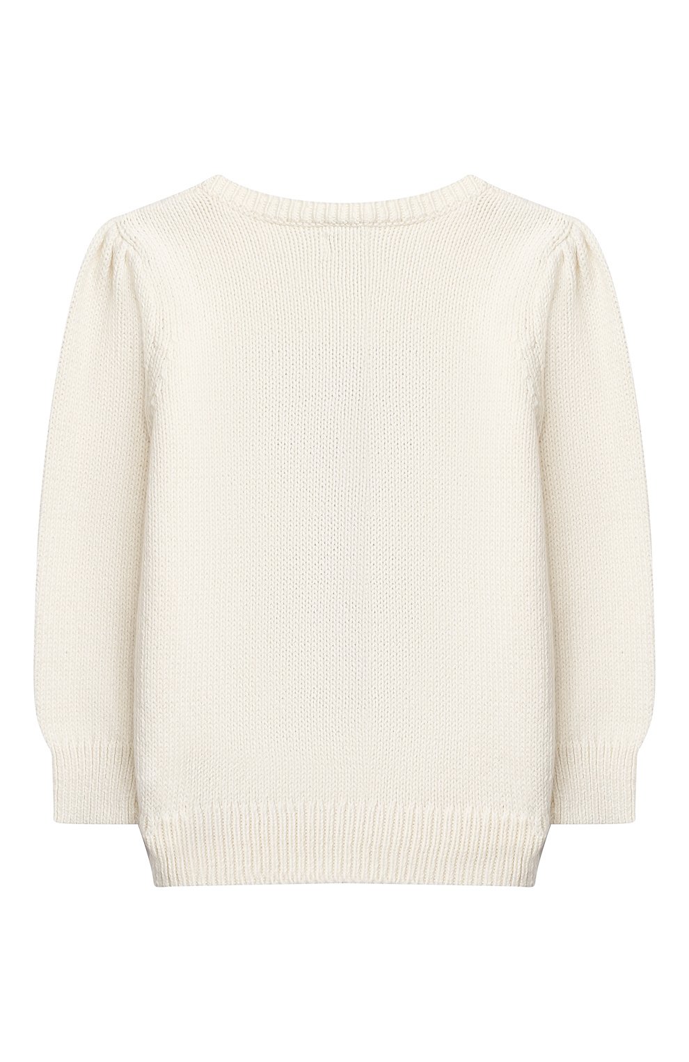 Хлопковый пуловер RALPH LAUREN белого цвета по цене 15000 руб., арт. 310800176, фото 2 Хлопковый пуловер RALPH LAUREN, арт. 310800176, фото 2