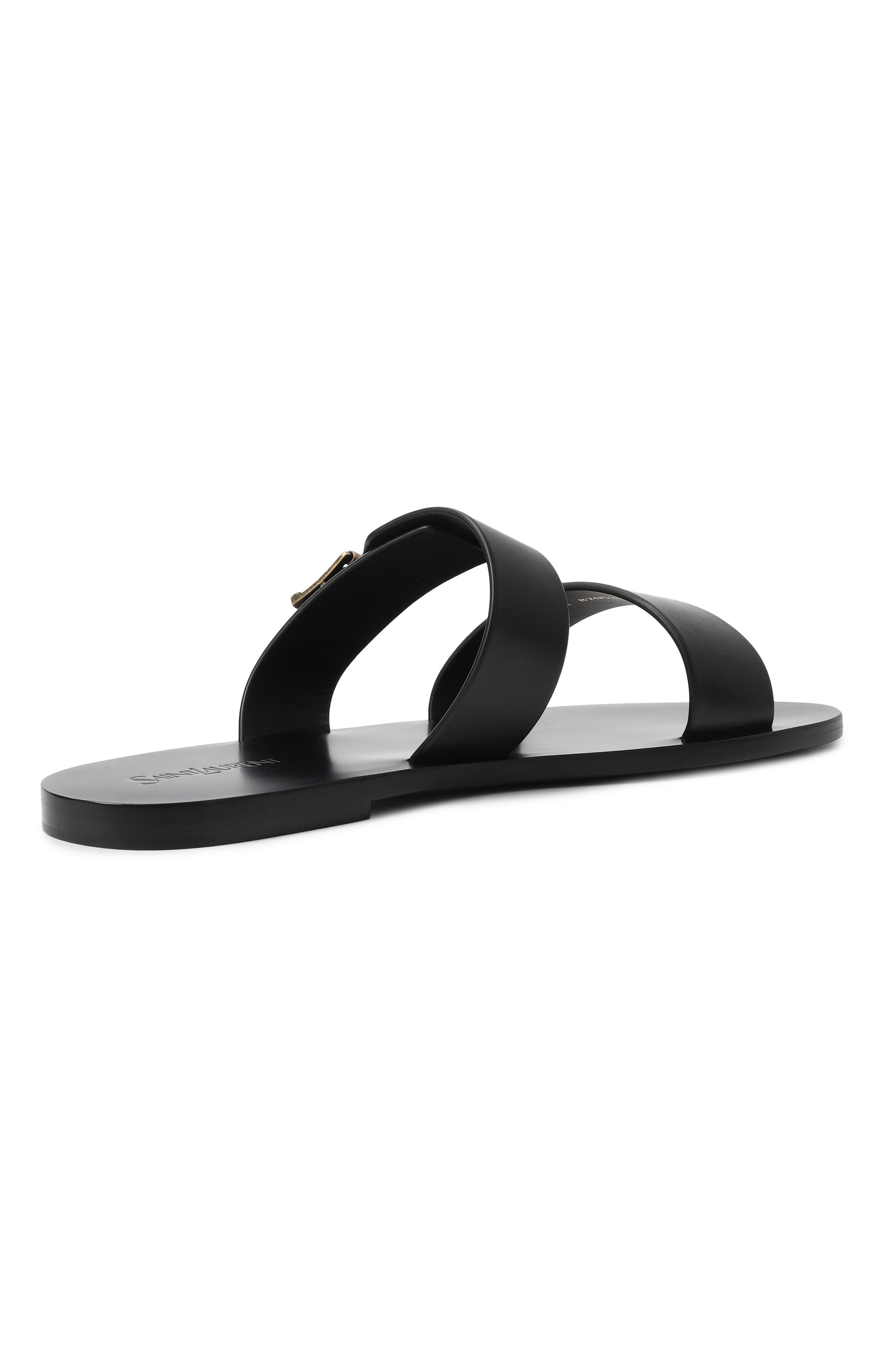 Кожаные шлепанцы ios SAINT LAURENT, арт. 820533/DWE00, фото 5