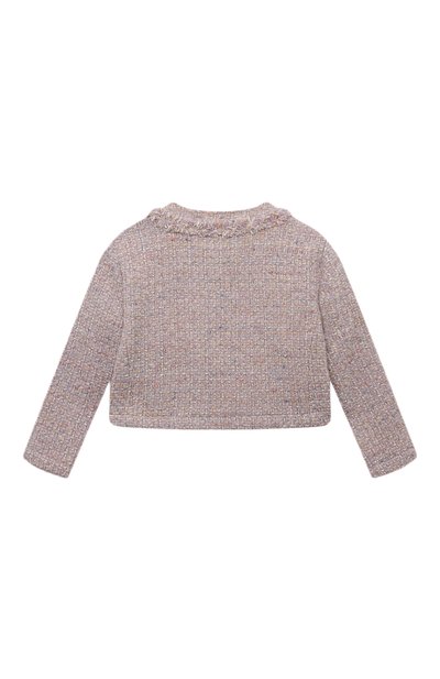 Твидовый жакет IL GUFO сиреневого цвета по цене 25450 руб., арт. A24GR216W0064/2A-4A, фото 2 Твидовый жакет IL GUFO, арт. A24GR216W0064/2A-4A, фото 2