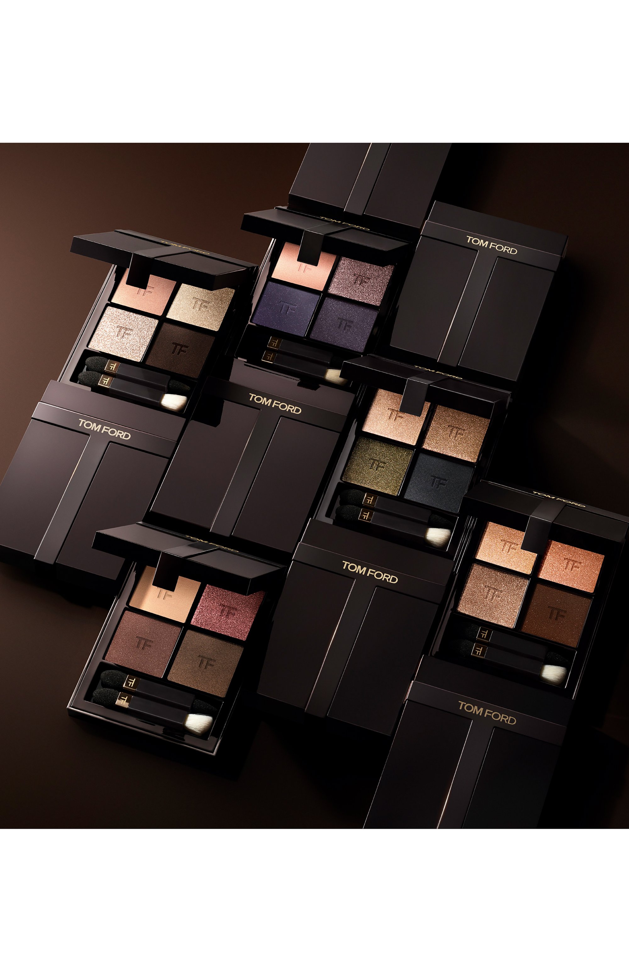 Палетка теней runway eye color quad crème, оттенок 45 ember bronze (8g) TOM FORD, арт. T1QQ-01, фото 4