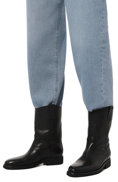 Кожаные полусапоги biker GOLDEN GOOSE DELUXE BRAND, арт. GWF00153.F, фото 3